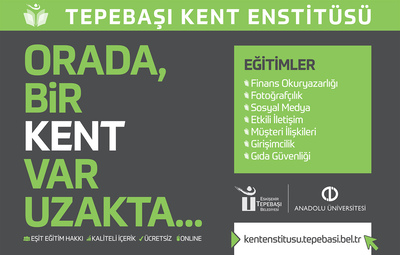 TEPEBAŞI KENT ENSTİTÜSÜ'NDE ONLİNE EĞİTİMLER SÜRÜYOR